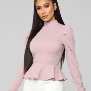 Just roll with it peplum too